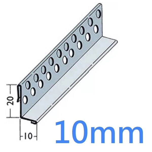 10mm Aluminium Base Rail Track Clip - 2.5m