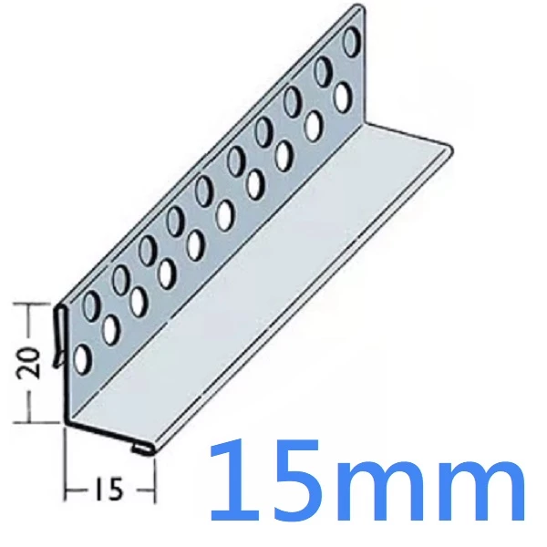 15mm Aluminium Base Rail Track Clip - 2.5m