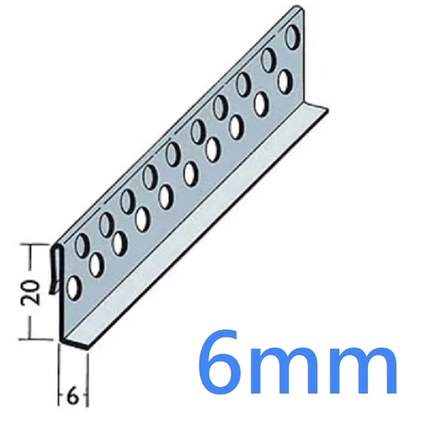 6mm Aluminium Base Rail Track Clip - 2.5m