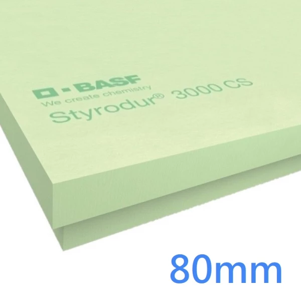 80mm Styrodur 3000 CS XPS Foam Insulation Board (pack of 5)