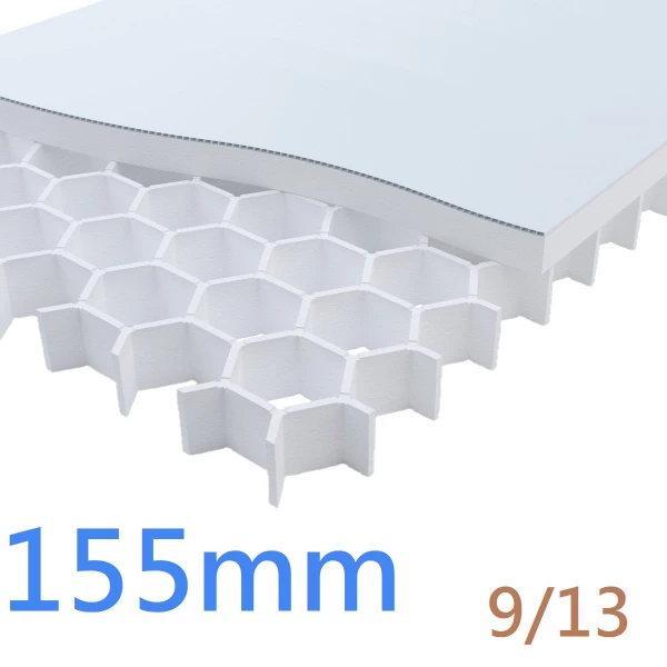 155mm Cellcore HX Plus Under Concrete Floor Slab Insulation ǀ Grade 9/13 max concrete depth 300mm
