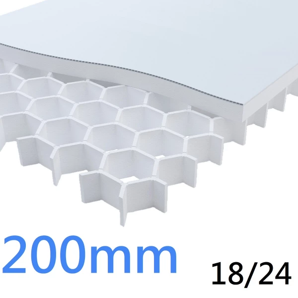 200mm Cellcore HX Plus Under Concrete Floor Slab Insulation ǀ Grade 18/24 max concrete depth 660mm