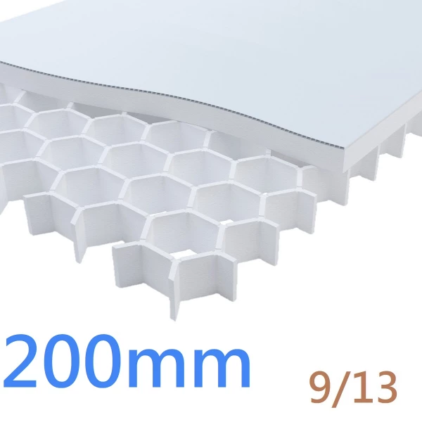 200mm Cellcore HX Plus Under Concrete Floor Slab Insulation ǀ Grade 9/13 max concrete depth 300mm