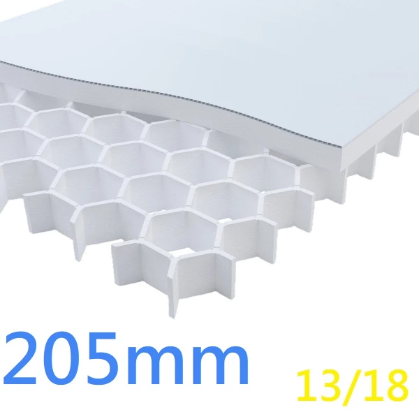 205mm Cellcore HX Plus Under Concrete Floor Slab Insulation ǀ Grade 13/18 max concrete depth 460mm