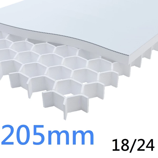 205mm Cellcore HX Plus Under Concrete Floor Slab Insulation ǀ Grade 18/24 max concrete depth 660mm