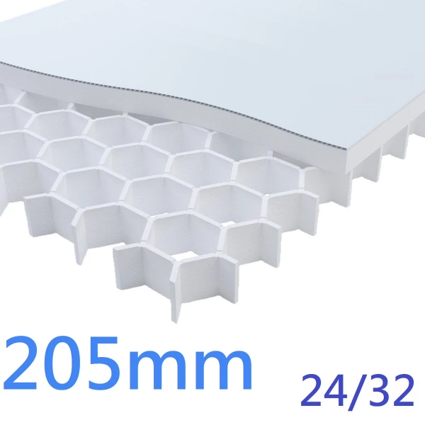 205mm Cellcore HX Plus Under Concrete Floor Slab Insulation ǀ Grade 24/32 max concrete depth 900mm