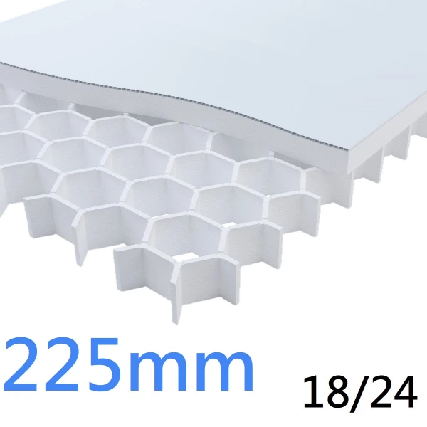 225mm Cellcore HX Plus Under Concrete Floor Slab Insulation ǀ Grade 18/24 max concrete depth 660mm