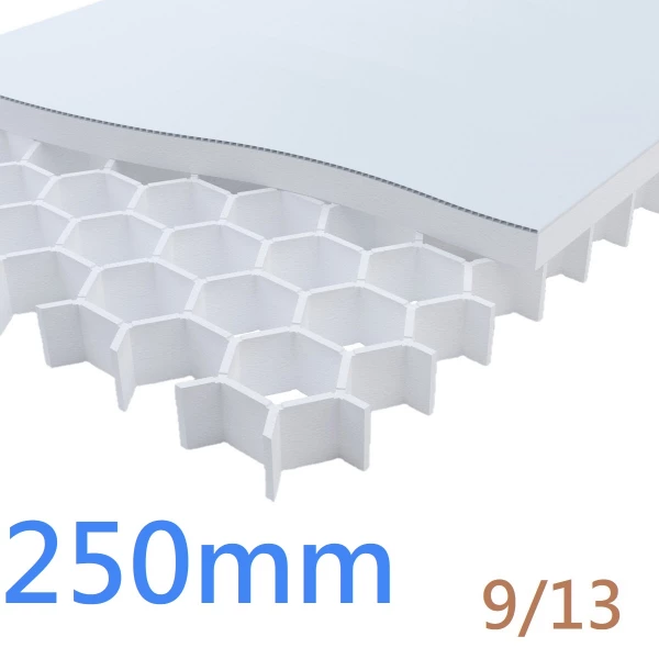 250mm Cellcore HX Plus Under Concrete Floor Slab Insulation ǀ Grade 9/13 max concrete depth 300mm