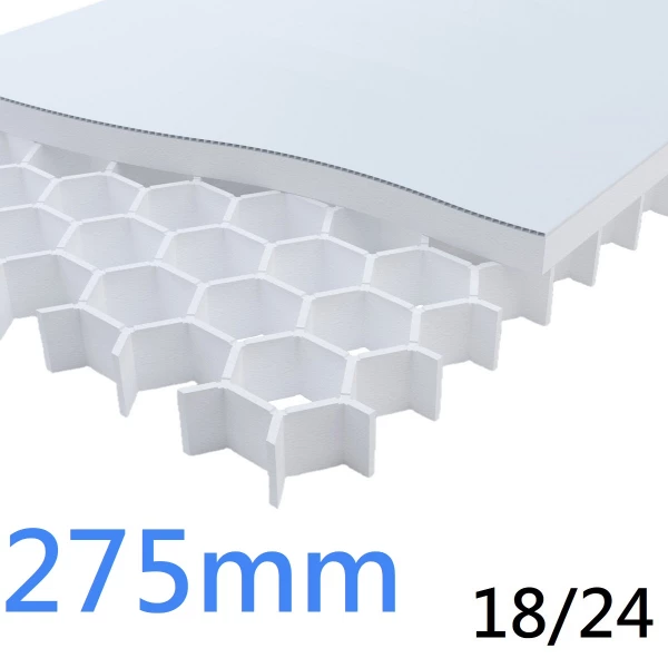 275mm Cellcore HX Plus Under Concrete Floor Slab Insulation ǀ Grade 18/24 max concrete depth 660mm