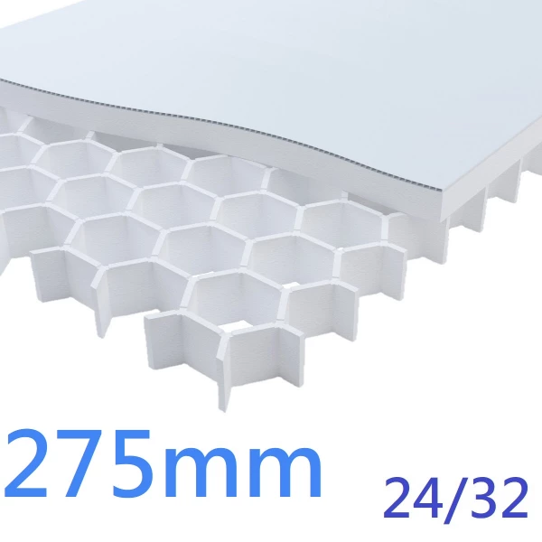 275mm Cellcore HX Plus Under Concrete Floor Slab Insulation ǀ Grade 24/32 max concrete depth 900mm