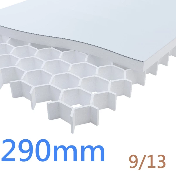 290mm Cellcore HX Plus EPS Insulation Under Concrete Floor Slabs ǀ Grade 9/13 max concrete depth 300mm