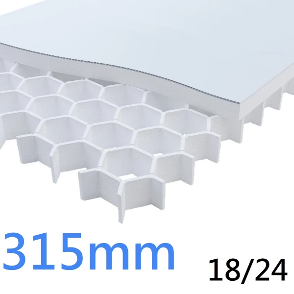 315mm Cellcore HX Plus EPS Insulation Under Concrete Floor Slabs ǀ Grade 18/24 max concrete depth 660mm