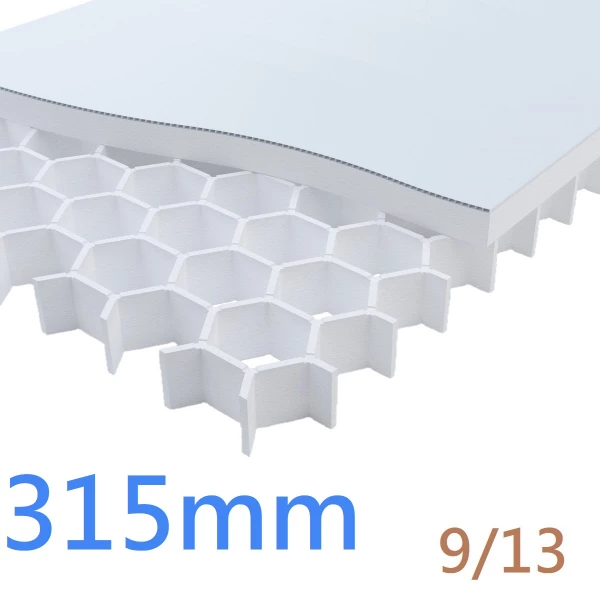 315mm Cellcore HX Plus EPS Insulation Under Concrete Floor Slabs ǀ Grade 9/13 max concrete depth 300mm