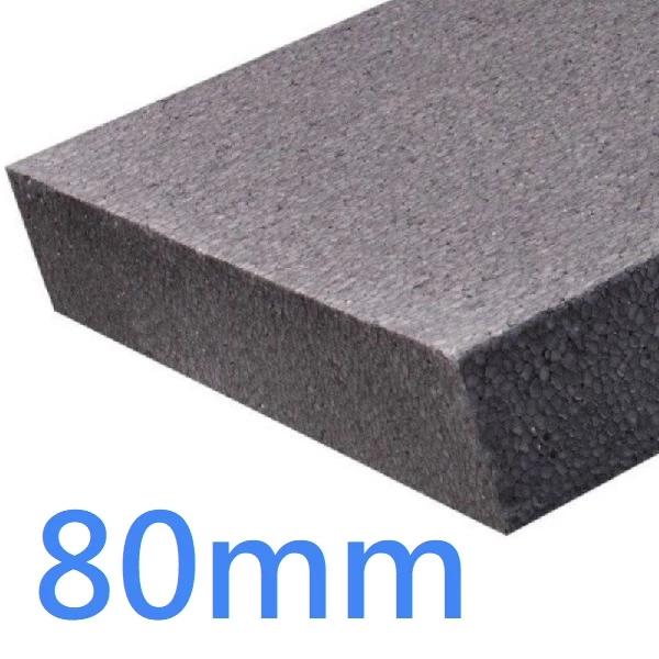 EPS, Grey Polystyrene Sheets 120mm pack of 5 use for External Wall Insulation 