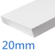 20mm White EPS Expanded Polystyrene - EWI External Wall Insulation - EPS70 Poly Board
