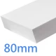 80mm White EPS Expanded Polystyrene - EWI External Wall Insulation - EPS70 Poly Board