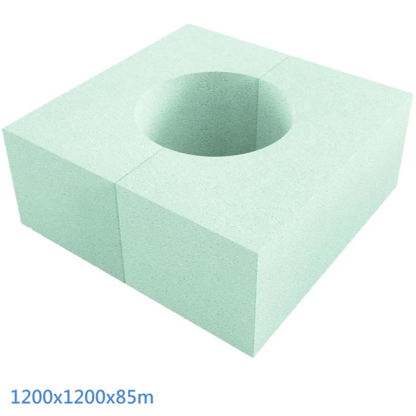 85x1200x1200mm Claymaster Pile Collar (Heaveguard)