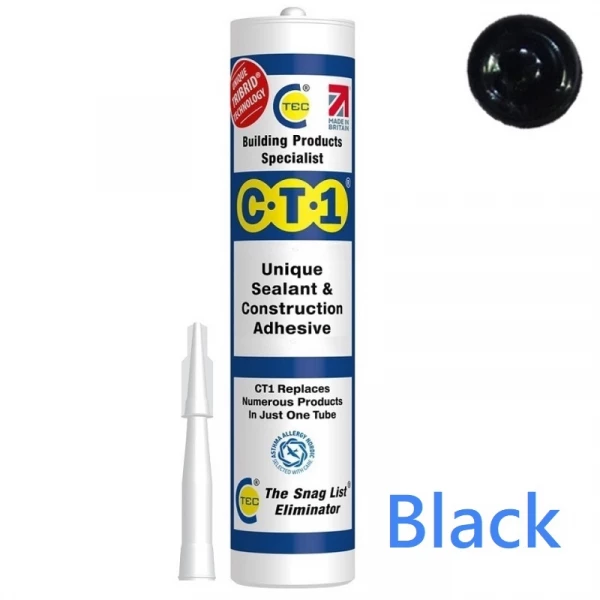 CT1 Silicone Adhesive & Sealant BLACK / 290ml