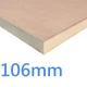 106mm EcoTherm Insulation Board Eco-Deck Insulated PIR Roof Decking Flat Roofs