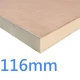116mm EcoTherm Insulation Board Eco-Deck Insulated PIR Roof Decking Flat Roofs