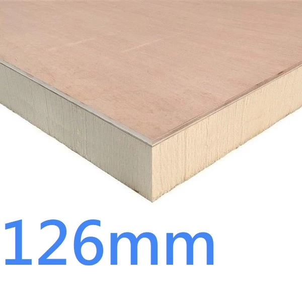 126mm EcoTherm Insulation Board Eco-Deck Insulated PIR Roof Decking Flat Roofs