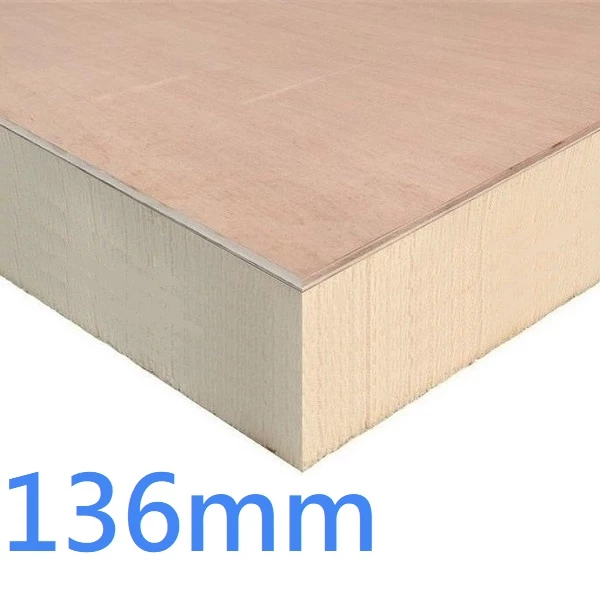 136mm EcoTherm Insulation Board Eco-Deck Insulated PIR Roof Decking Flat Roofs
