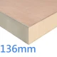136mm EcoTherm Insulation Board Eco-Deck Insulated PIR Roof Decking Flat Roofs