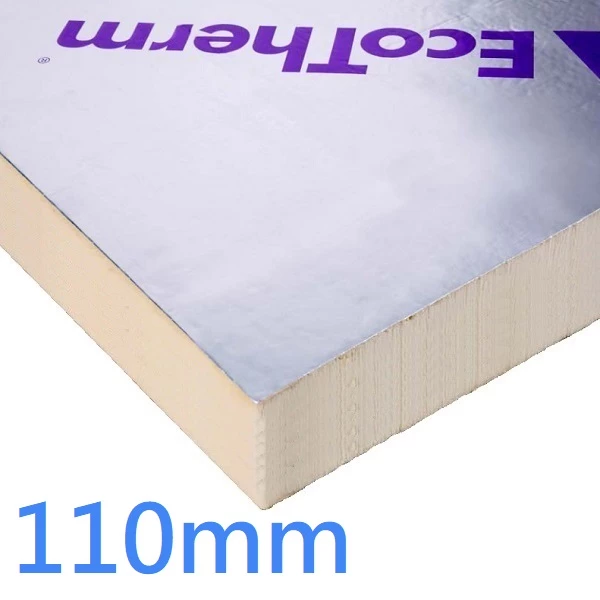 110mm Ecotherm Eco-Versal PIR Rigid Insulation Board for Roofs Floors Walls