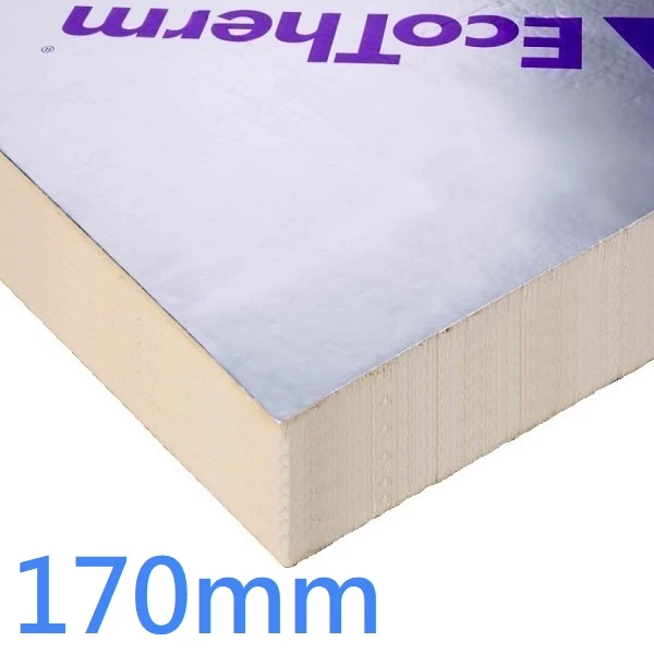 170mm Ecotherm Eco-Versal PIR Rigid Insulation Board for Roofs Floors Walls