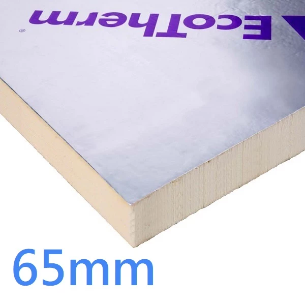 65mm Ecotherm Eco-Versal PIR Rigid Insulation Board for Roofs Floors Walls