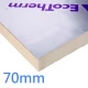 70mm Ecotherm Eco-Versal PIR Rigid Insulation Board for Roofs Floors Walls