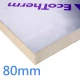 80mm Ecotherm Eco-Versal PIR Rigid Insulation Board for Roofs Floors Walls