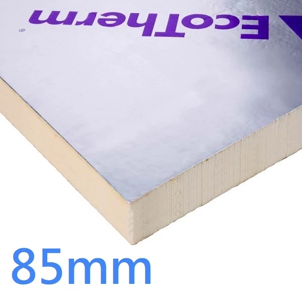 85mm Ecotherm Eco-Versal PIR Rigid Insulation Board for Roofs Floors Walls