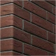 Corner Brick Slips Elastolith Colorado (24 brick tiles)