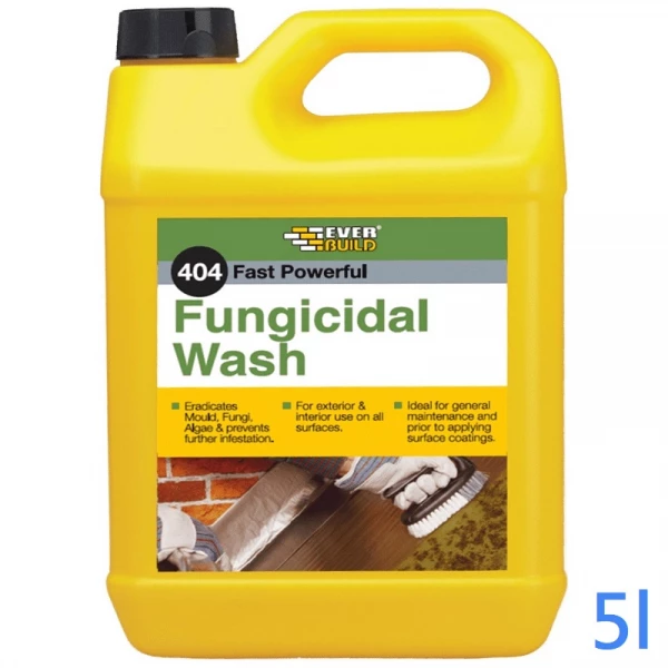 Everbuild Fungicidal Wash 404 Cleaner Quickly removes fungus and lichen