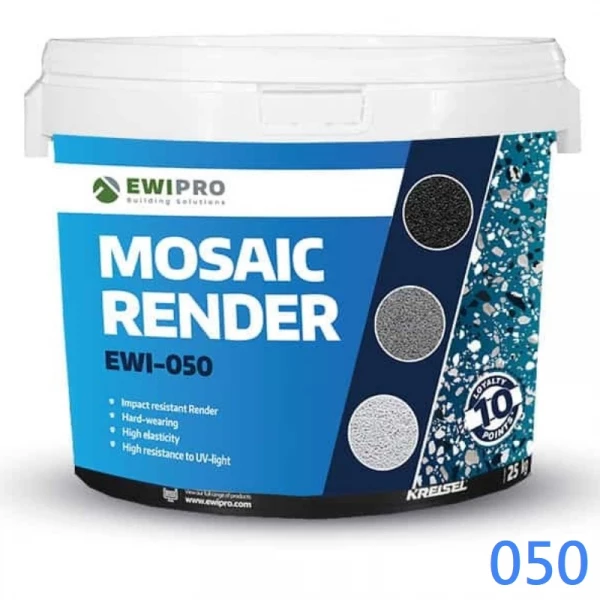 EWI-050 Mosaic Render 1.8mm grain 25kg EWI-Pro Elastic Layer Thin Coat