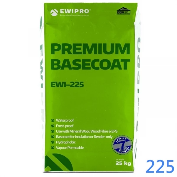 EWI-225 Premium Basecoat Render and Bedding Adhesive 25kg