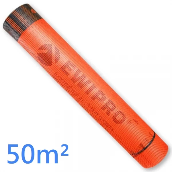 Orange Fibreglass Rendering Mesh EWI-Pro 50m2 EWI-66645
