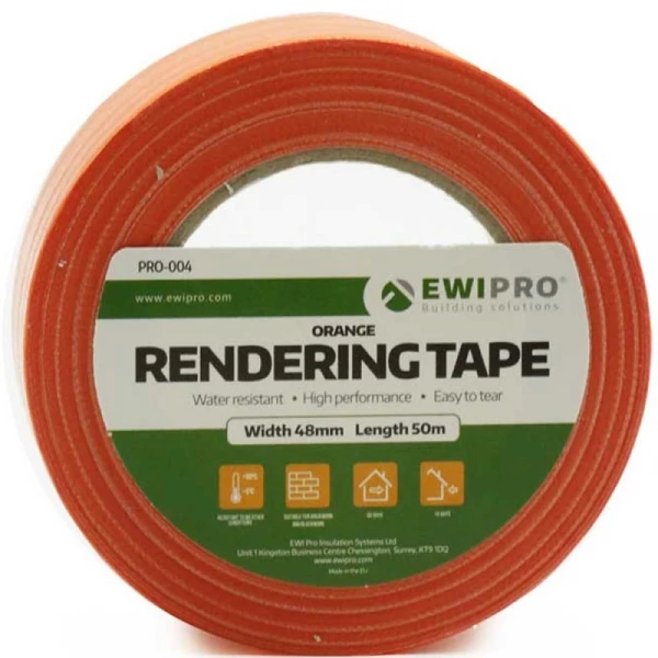 Orange Rendering Tape 48mm EWI (50m roll)
