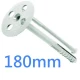 180mm Insulation Panel Fixings - Plastic Pin Hammer Fixing - pack of 200