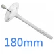 180mm Insulation Panel Fixings - Metal Pin Hammer Fixing (pack of 200)
