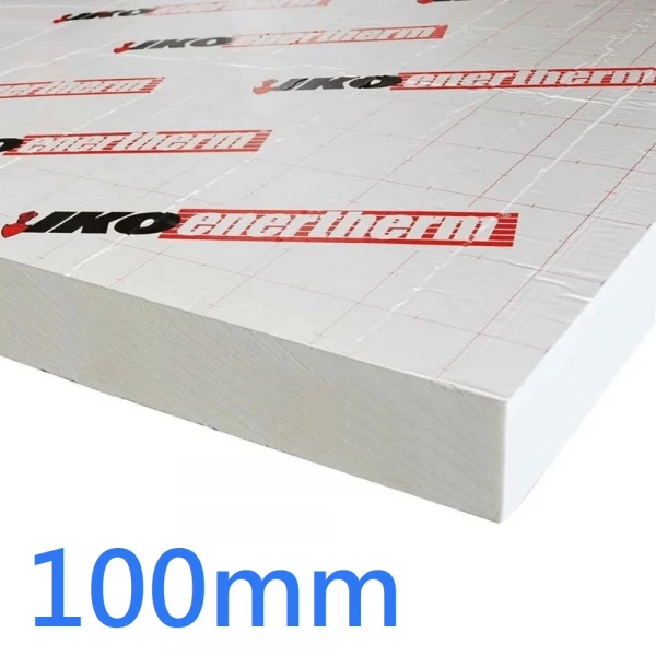 100mm IKO Enertherm ALU PIR Rigid Insulation Board 2400mm x 1200mm