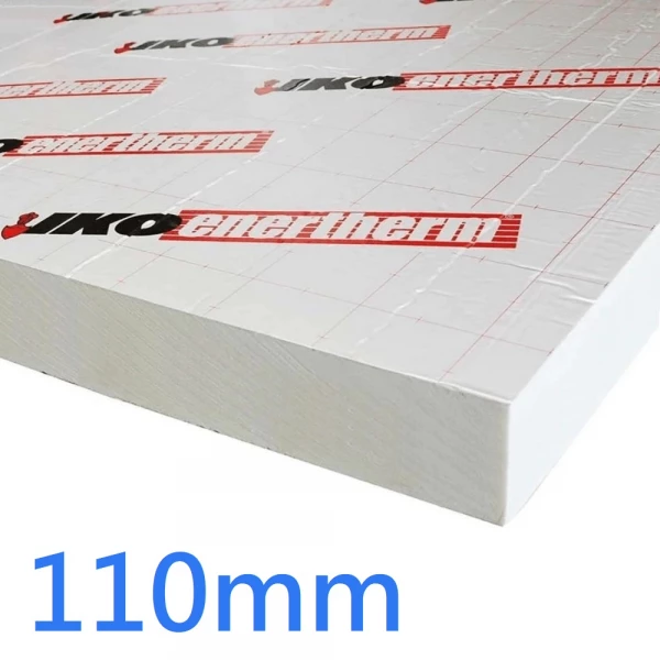 110mm IKO Enertherm ALU PIR Rigid Insulation Board 2400mm x 1200mm
