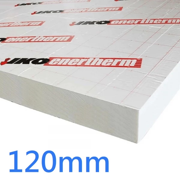 120mm IKO Enertherm ALU PIR Rigid Insulation Board 2400mm x 1200mm