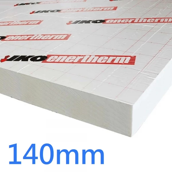 140mm IKO Enertherm ALU PIR Rigid Insulation Board 2400mm x 1200mm