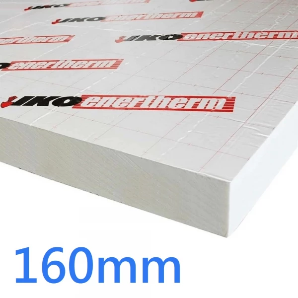 160mm IKO Enertherm ALU PIR Rigid Insulation Board 2400mm x 1200mm