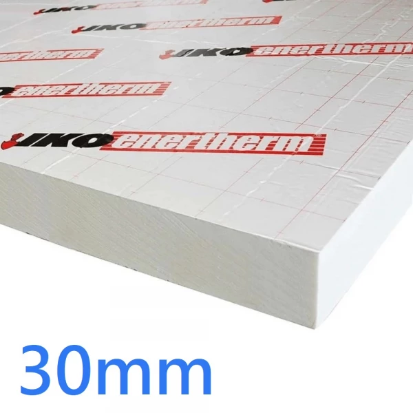 30mm IKO Enertherm ALU PIR Rigid Insulation Board 2400mm x 1200mm