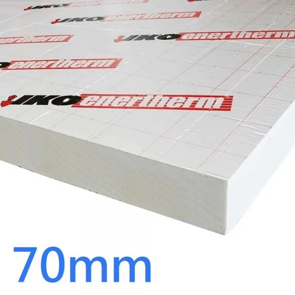 70mm IKO Enertherm ALU PIR Rigid Insulation Board 2400mm x 1200mm