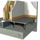 33mm Isocheck Acoustic Floor Cavity Barrier Double Sided