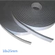 10mm x 25mm Self Adhesive Acoustic Isolation Strip (10m roll)
